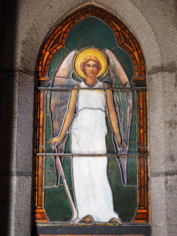 EHW-MTBD Memorial Window:  Florentine Angel of the Resurrection