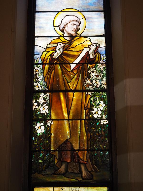 Cady Memorial Window:  St. Luke