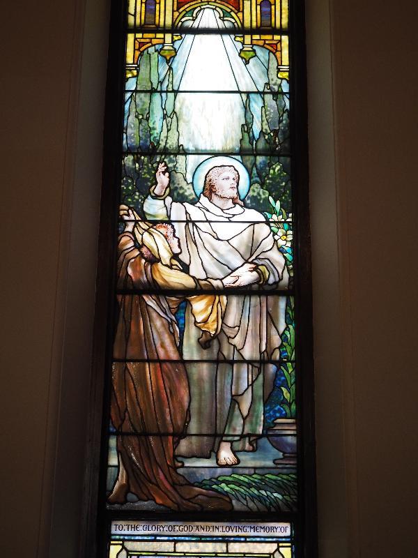 Hunter Memorial Window:  He Took Her By the Hand and the Maid Arose