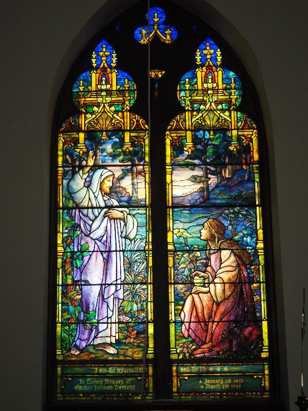 Parsons Memorial Window:  I am the Resurrection and the Life
