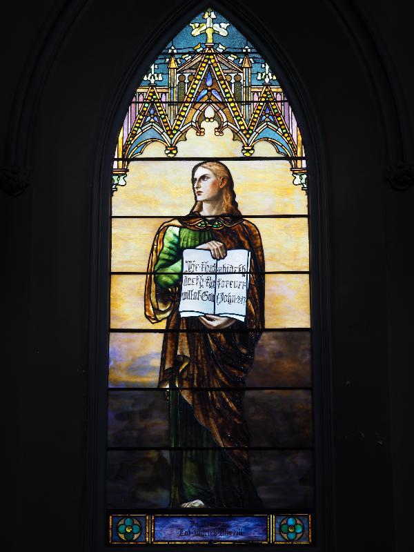 Morrill Memorial Window:  St. John
