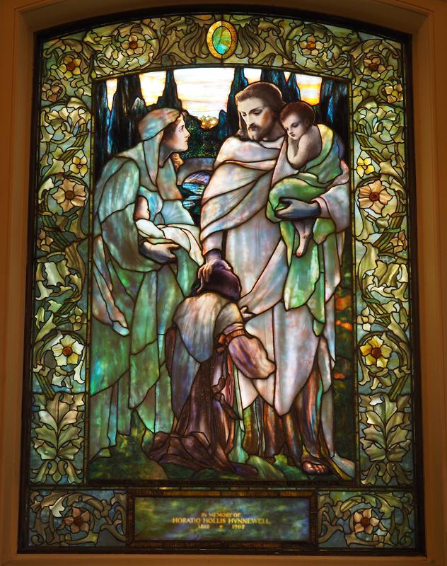 Hunnewell Memorial Window:  Christ Blessing Children