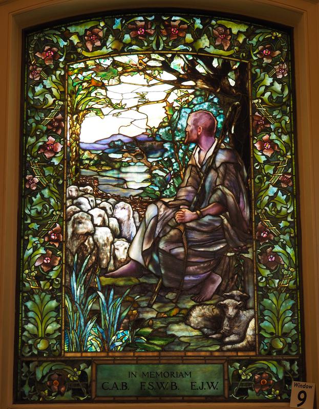 Browne and Whitney Memorial Window:  Shepherd