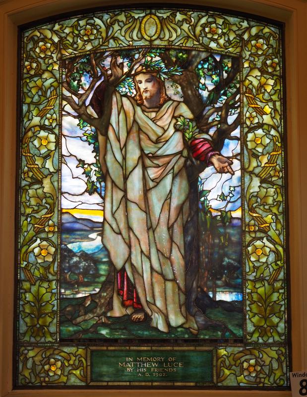 Luce Memorial Window:  Prayer in the Garden