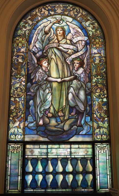 Wheeler Memorial Window:  Blessed are the Peacemakers