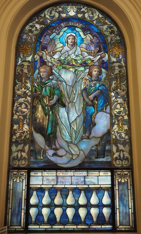 Greene Memorial Window:  Blessed Are the Meek