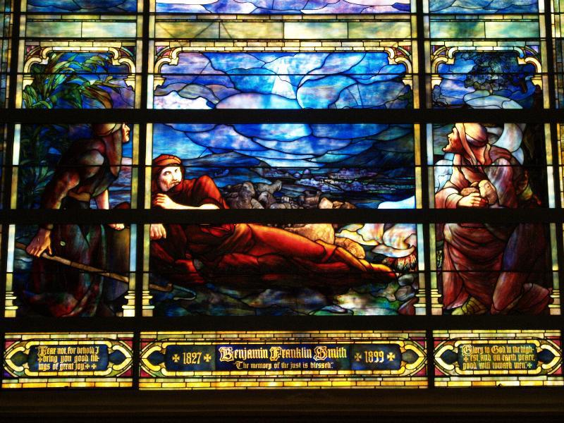 Smith Memorial Window:  Annunciation to Shepherds