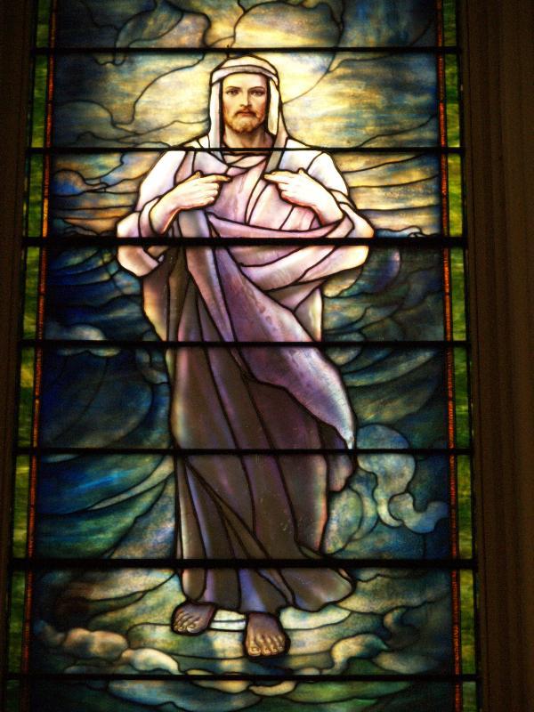 Hanway Memorial Window:  Christ Walking on Water
