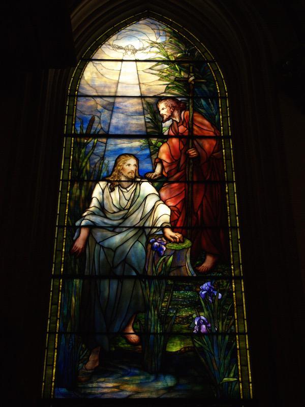 Mallory Memorial Window:  The Baptism of Christ