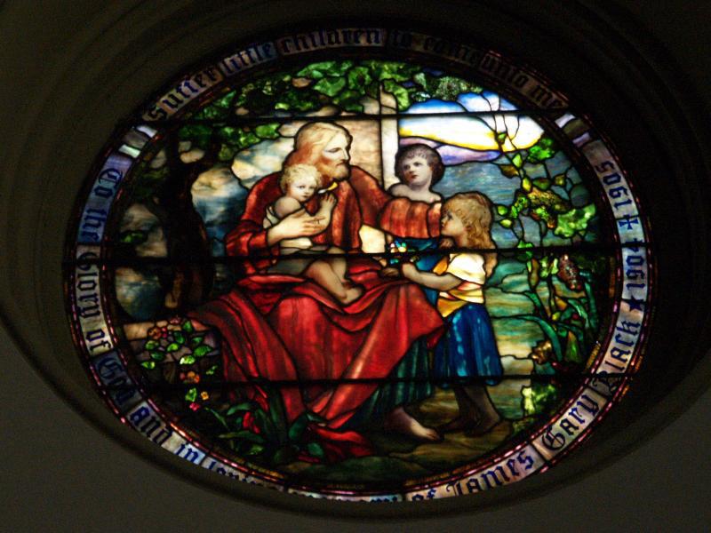 Black Memorial Window:  Christ Blessing Children