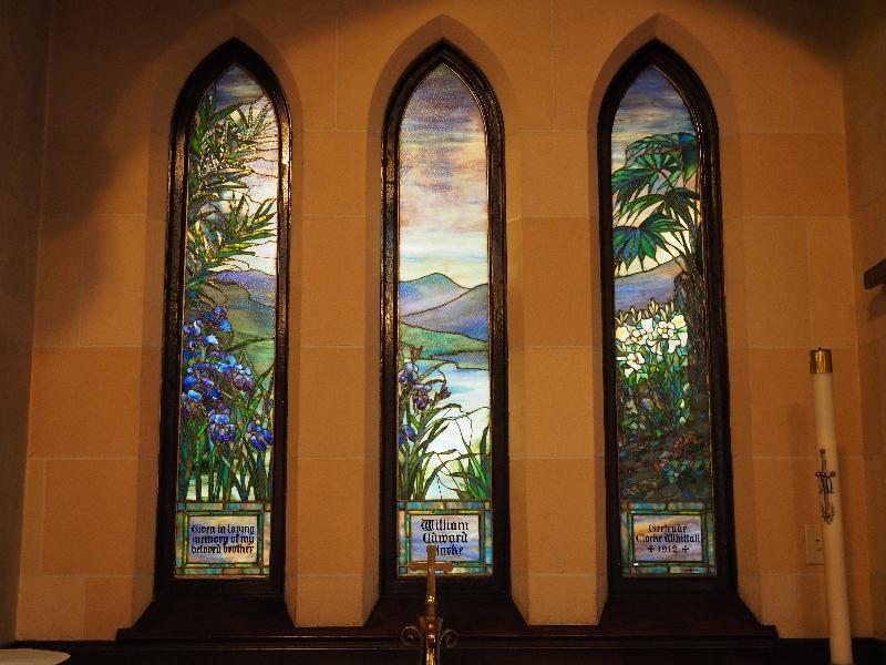 Clarke Memorial Window:  River Jordan