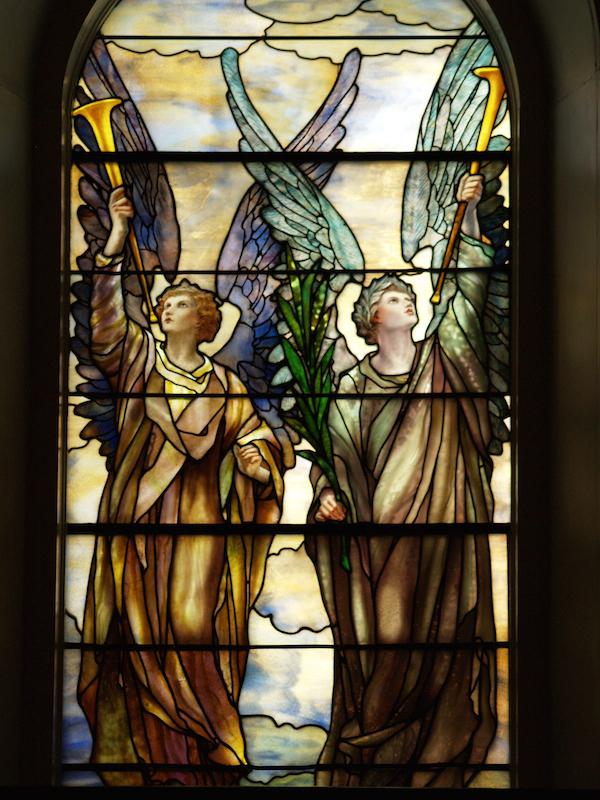 Pomroy Memorial Window:  Angels