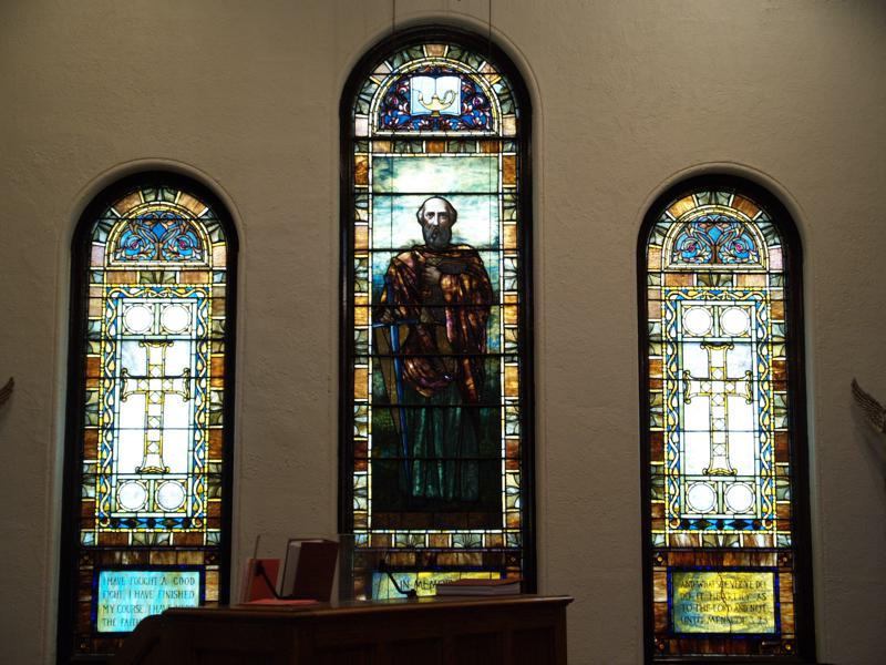 Matthews Memorial Window:  St. Paul
