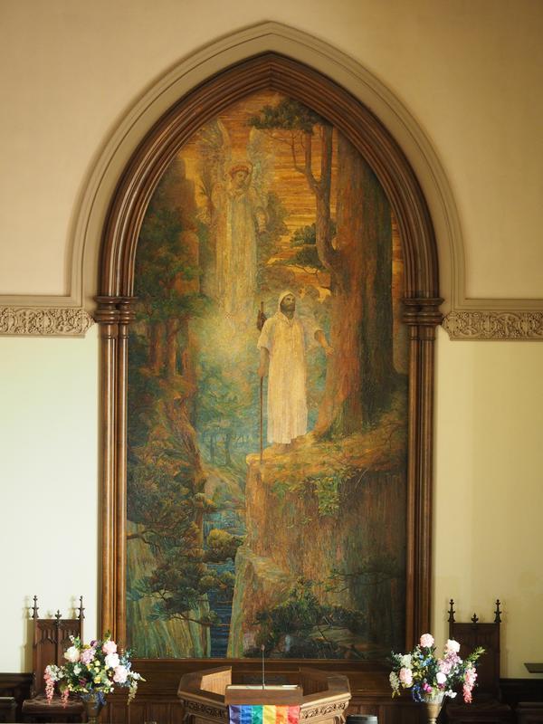 Prescott Memorial Mosaic:  Angel of the Lord appearing to Moses