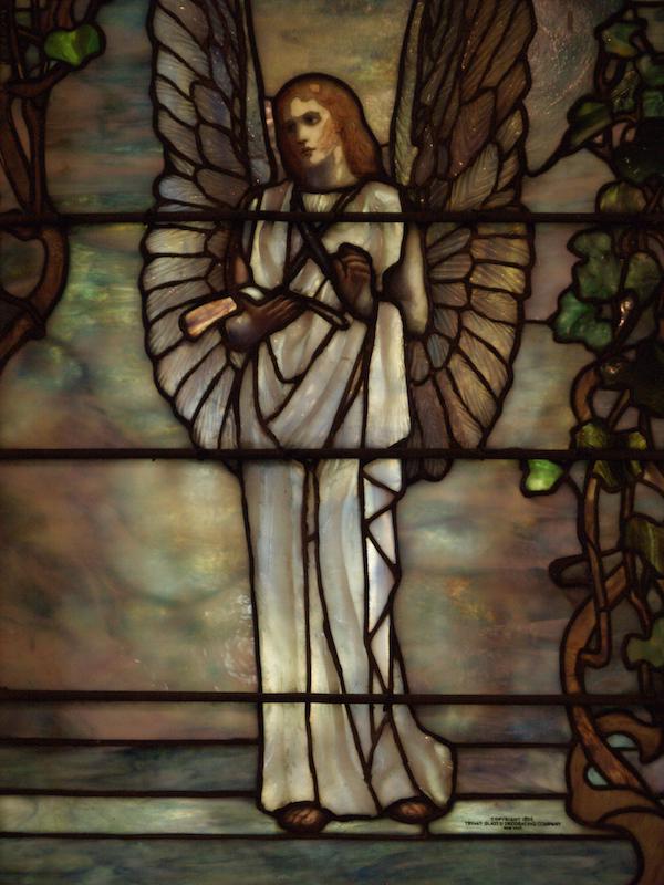 Randolph Memorial Window:  angel