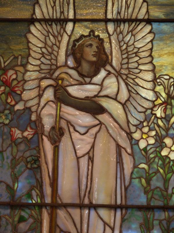 Hunt Memorial Window:  angel