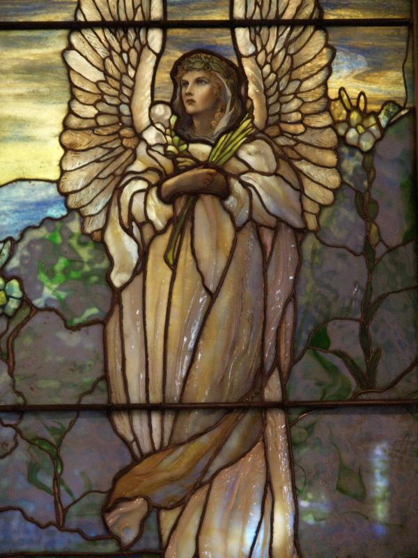 Randolph Memorial Window:  angel