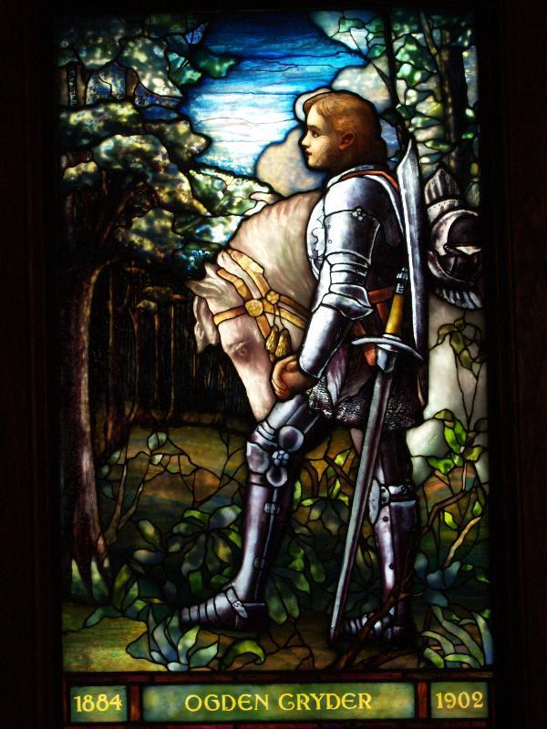 Cryder Memorial Window:  Sir Galahad