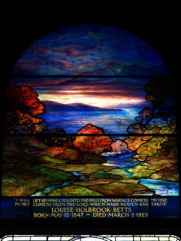 Betts Memorial Window:  landscape