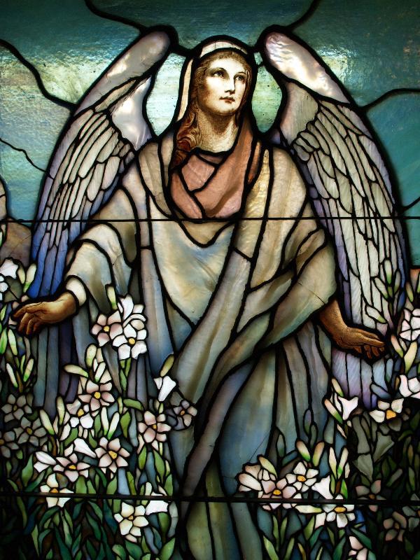 DeWitt Memorial Window:  Resurrection Angel