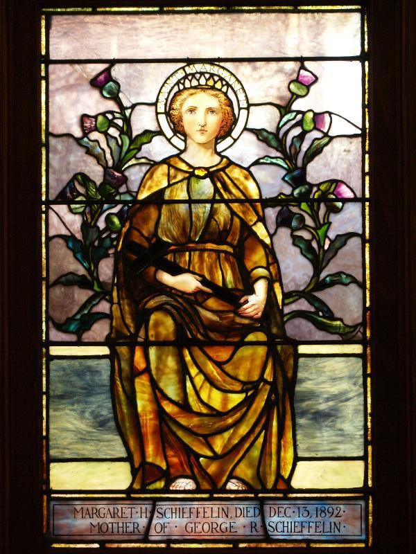 Schieffelin Memorial Window:  St. Margaret