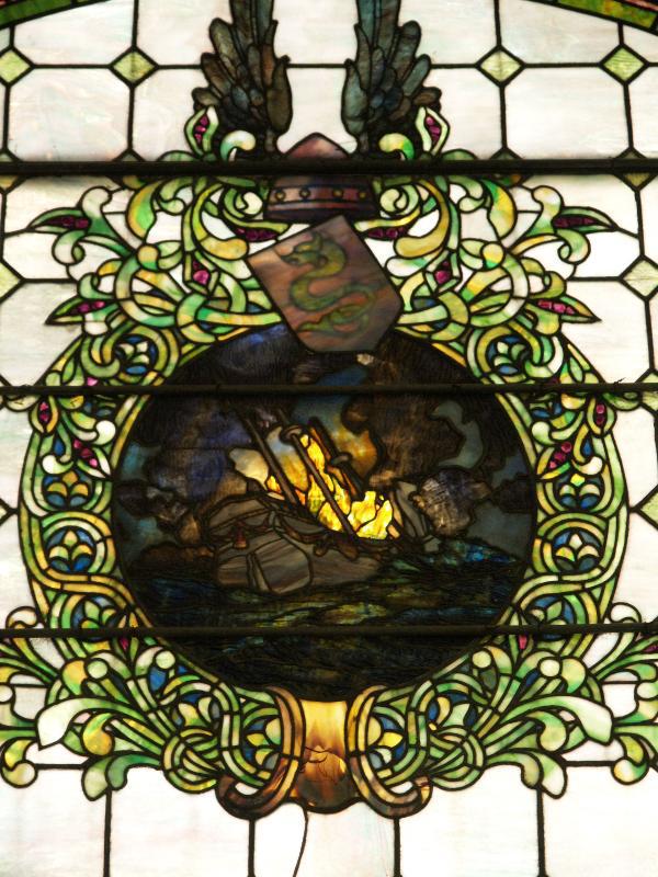 Longfellow Memorial Window:  ornamental