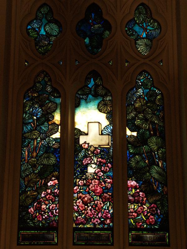 Coster Memorial Window:  floral