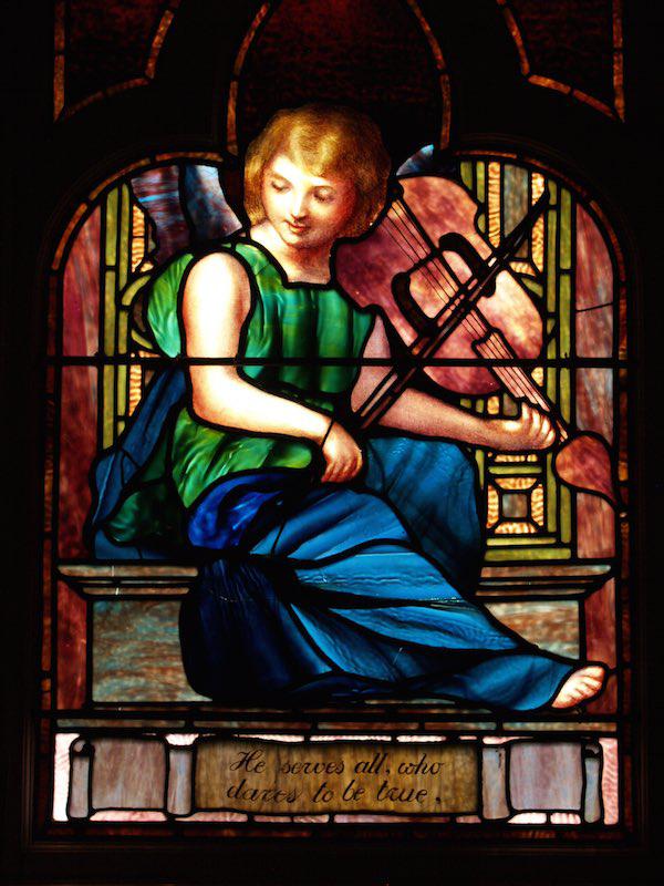 Breese Memorial Window:  The Pilgrims