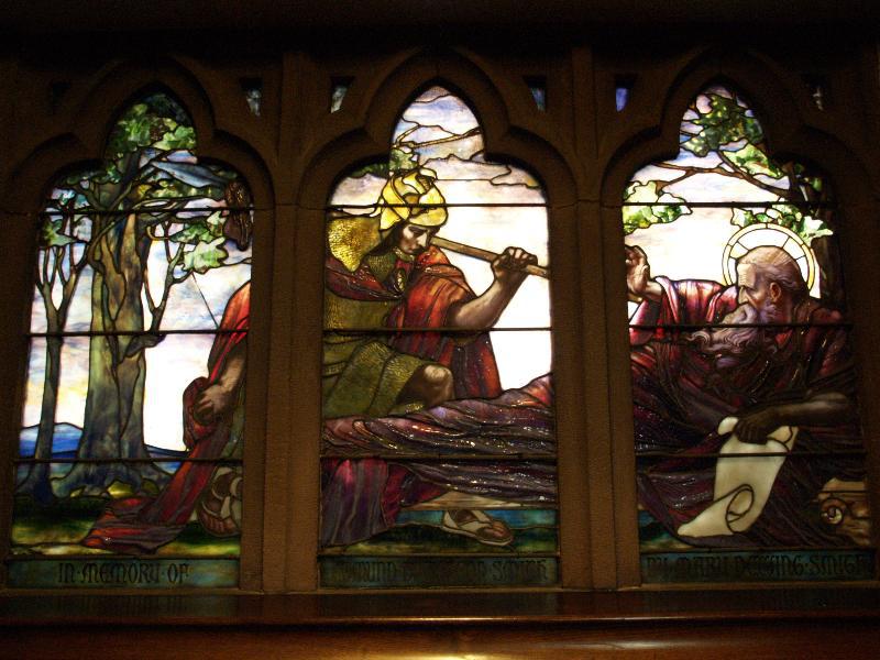 Smith Memorial Window:  Moses and Joshua