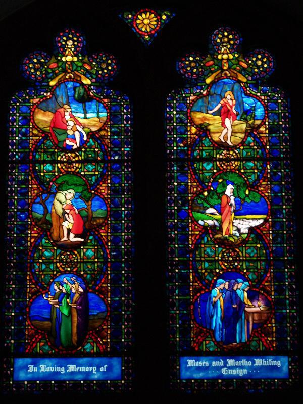 Ensign Memorial Window:  The Parables of Jesus
