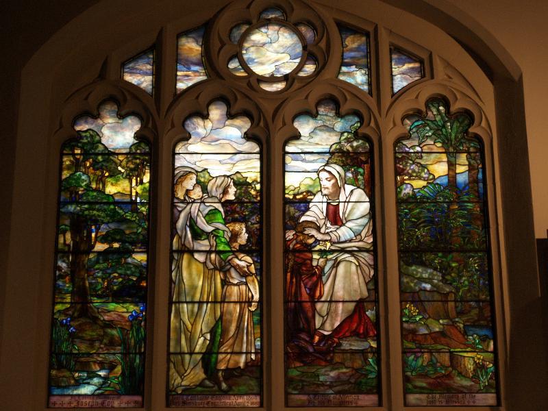 Toy Memorial Window:  Christ Blessing Children