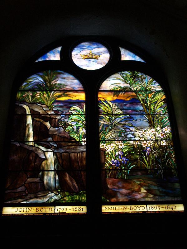 Boyd Memorial Window:  The Falls