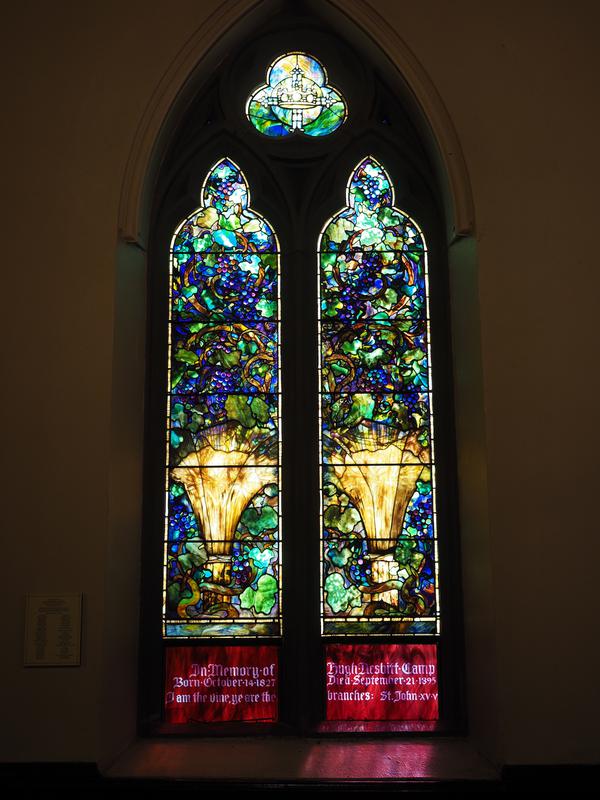 Camp Memorial Window:  The True Vine