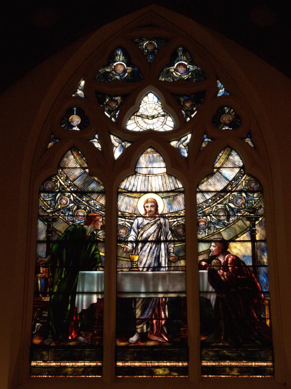 Fay Memorial Window:  Supper at Emmaus