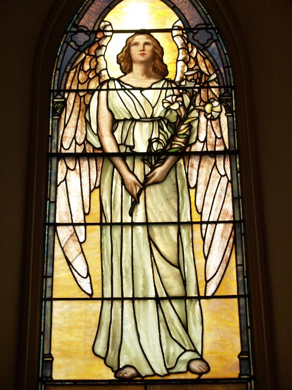 Snow Memorial Window:  Resurrection Angel