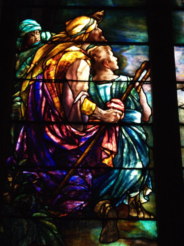 Willson Memorial Window:  Shepherds Watching Their Flocks