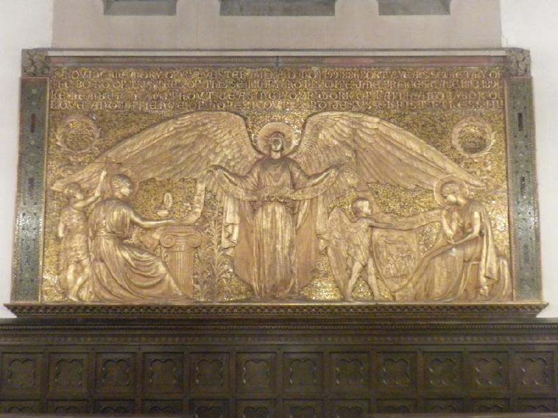 Willard Memorial Tablet:  Faith, Hope and Charity