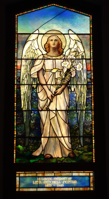 Fenton Memorial Window:  Resurrection Angel