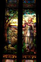 Massachusetts, Haverhill, First Congregational Church: Wood Memorial Window:  Prayer of the Shepherds