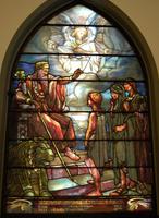 Howell Memorial Window:  Solomon Instructing Young