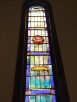 Clawson Memorial Window:  ornamental window