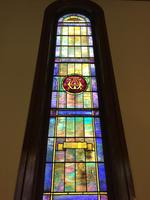 Bemis Memorial Window:  ornamental window
