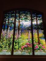 New York, New York City, Manhattan, Metropolitan Museum of Art: garden landscape