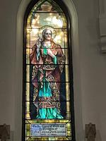 Pennsylvania, Franklin, St. John's Episcopal Church: Ulman Memorial Window:  Christ and Four Evangelists