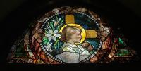 Colorado, Denver, St. John's Cathedral: Baxter Memorial Window:  ornamental