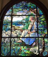 New York, New York City, Bronx, Edgehill Community Church: Johnson Memorial Window:  Good Shepherd