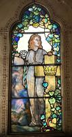 New York, New York City, Bronx, Edgehill Community Church: Johnson Memorial Window:  From Cross to Crown