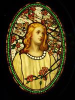 Illinois, Chicago, Richard H. Driehaus Collection: Girl with Cherry Blossoms