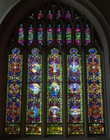 Massachusetts, Hopedale, Hopedale Unitarian Parish: Draper Memorial Window:  medallion window