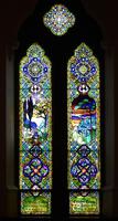 Ohio, Cincinnati, Calvary Episcopal Church: Law Memorial Window:  landscape